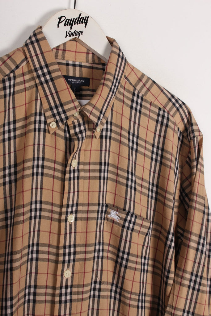 00's Burberry Nova Check Shirt Large - Payday Vintage