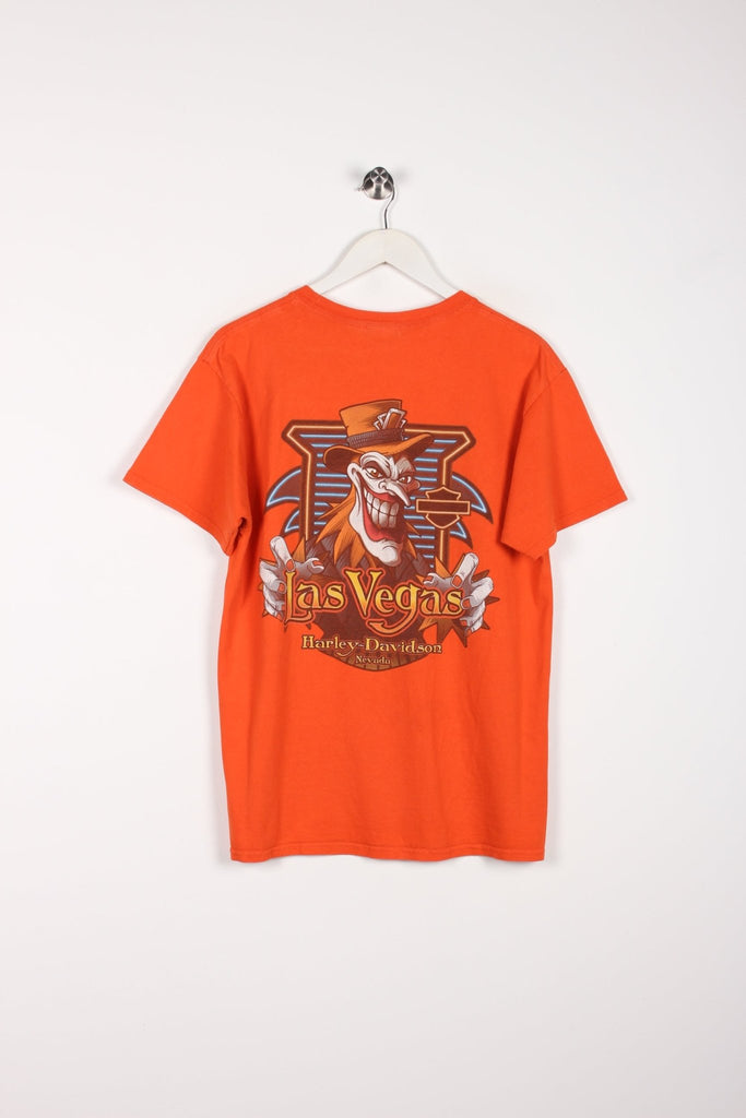 00's Harley Davidson T-Shirt Orange Medium - Payday Vintage