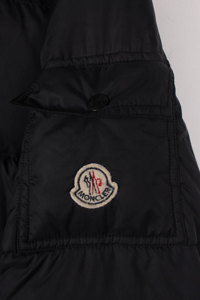 00's Moncler Down Fill Puffer Jacket Black Large - Payday Vintage