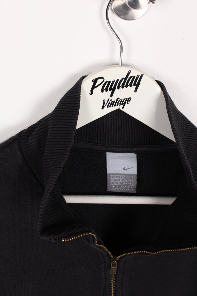 00's Nike 1/4 Zip Sweatshirt Black Medium - Payday Vintage