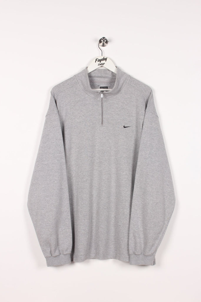 00's Nike 1/4 Zip Sweatshirt Grey XL - Payday Vintage