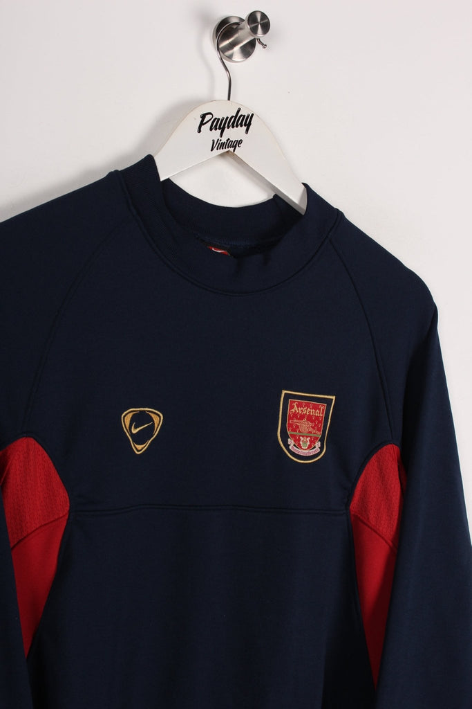 00's Nike Arsenal Sweatshirt Navy Medium - Payday Vintage