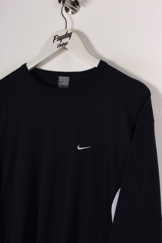 00's Nike Bootleg T-Shirt Navy Medium - Payday Vintage