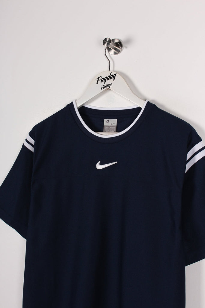 00's Nike Centre Swoosh T-Shirt Navy XL - Payday Vintage