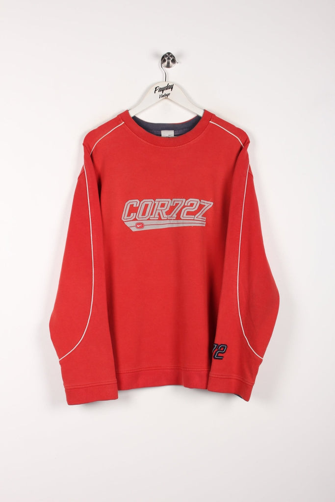 00's Nike Cortez Sweatshirt Red XL - Payday Vintage