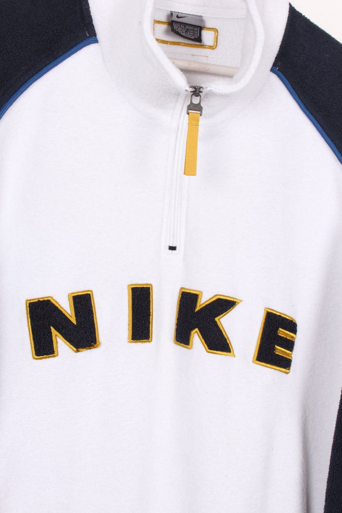 00's Nike Fleece White/Navy XL - Payday Vintage