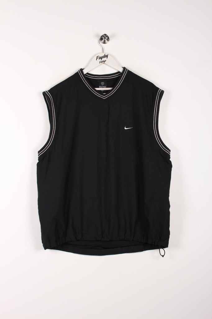 00's Nike Golf Vest Black Large - Payday Vintage