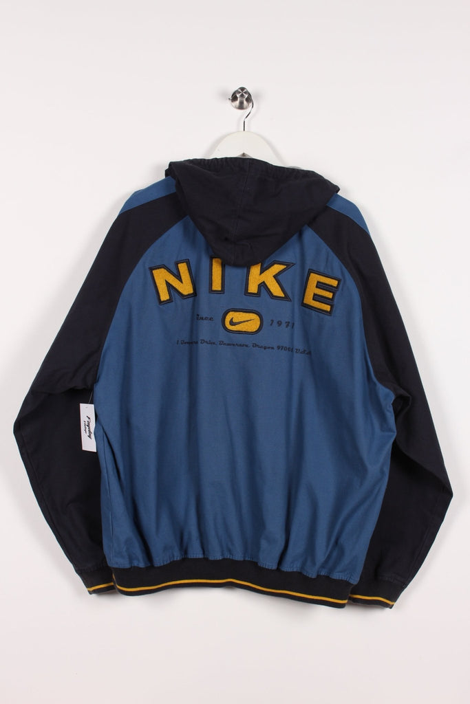 00's Nike Hooded Jacket Blue XL - Payday Vintage