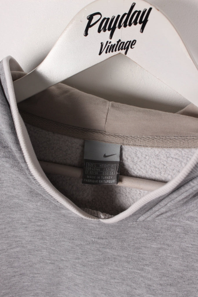 00's Nike Hoodie Grey Large - Payday Vintage