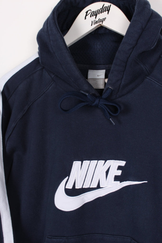 00's Nike Hoodie Navy Medium - Payday Vintage