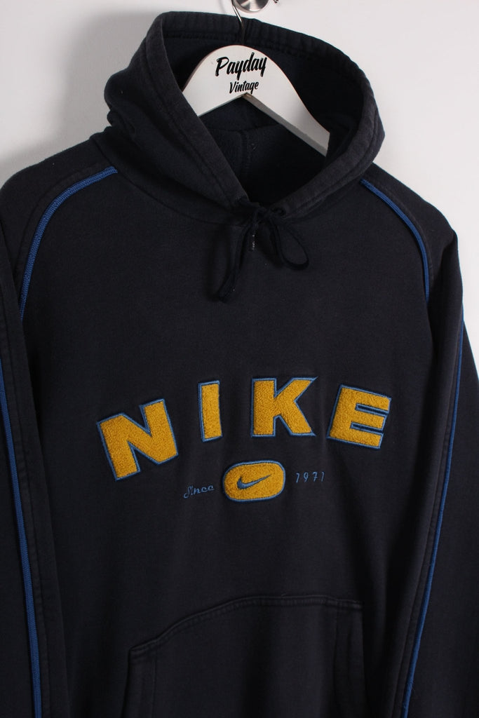 00's Nike Hoodie Navy Medium - Payday Vintage