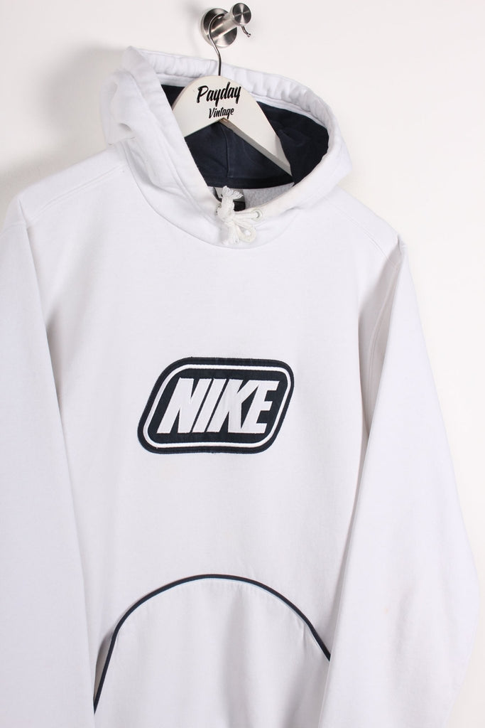 00's Nike Hoodie White Small - Payday Vintage