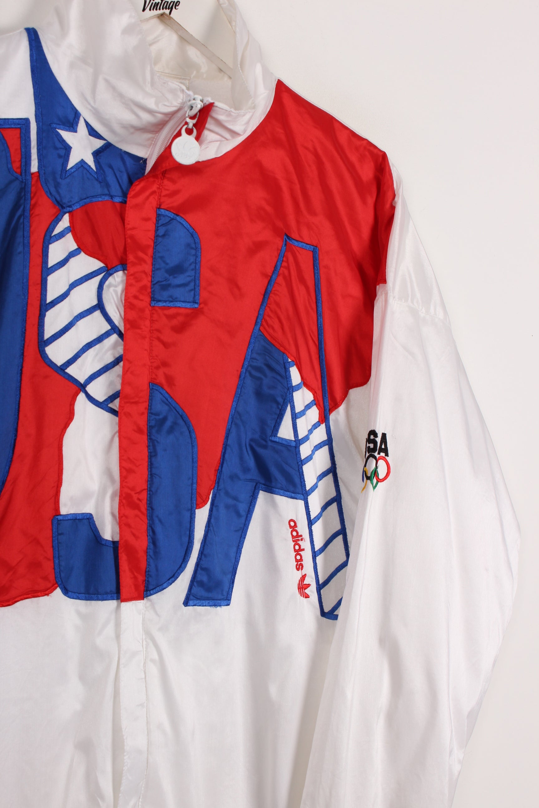90's Adidas USA Track Jacket White Medium – Payday Vintage
