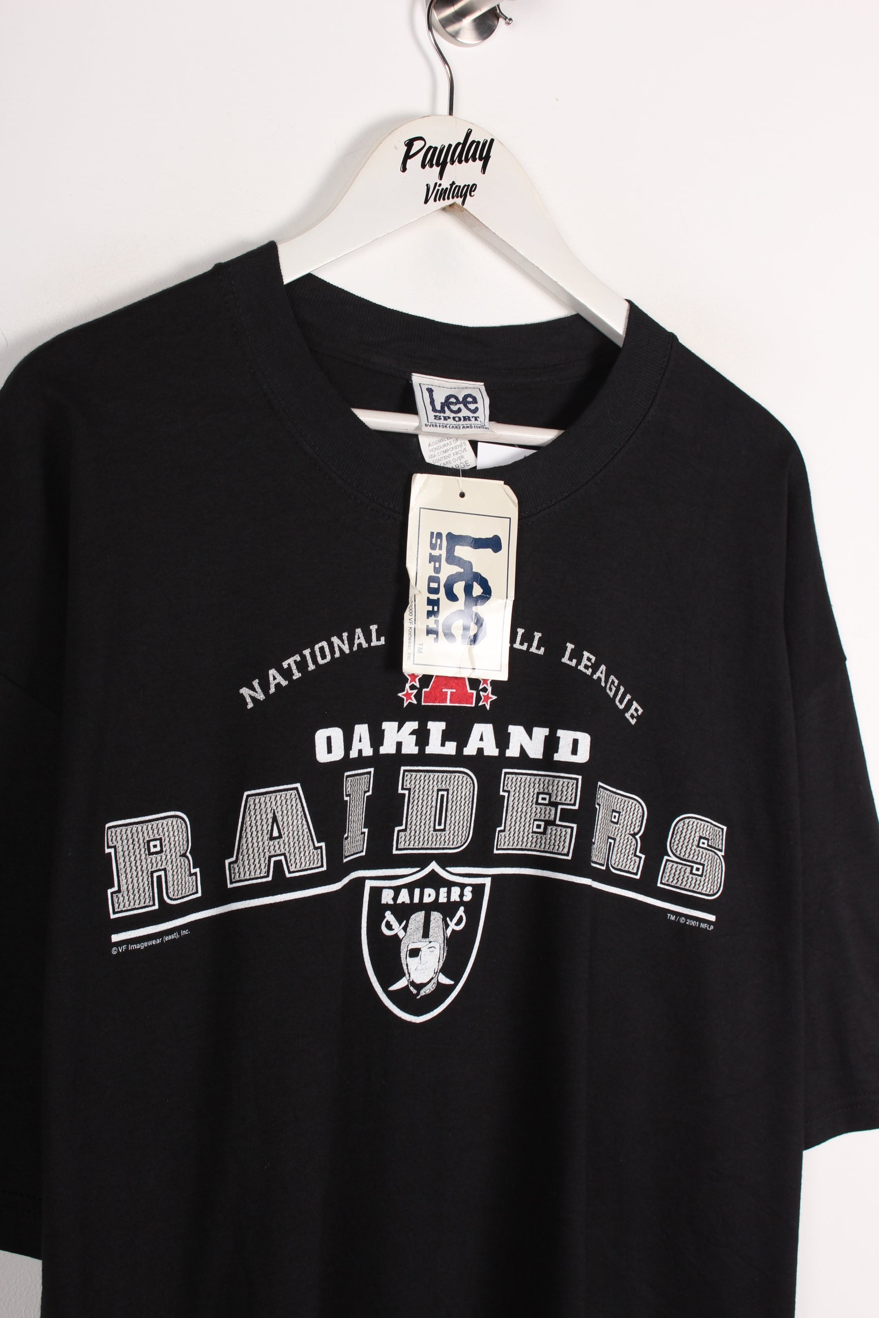 Vintage '96 OAKLAND RAIDERS NFL T-Shirt L (Deadstock)