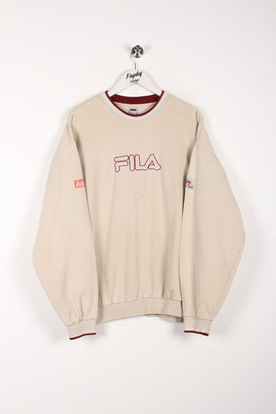 Beige fila sweatshirt sale