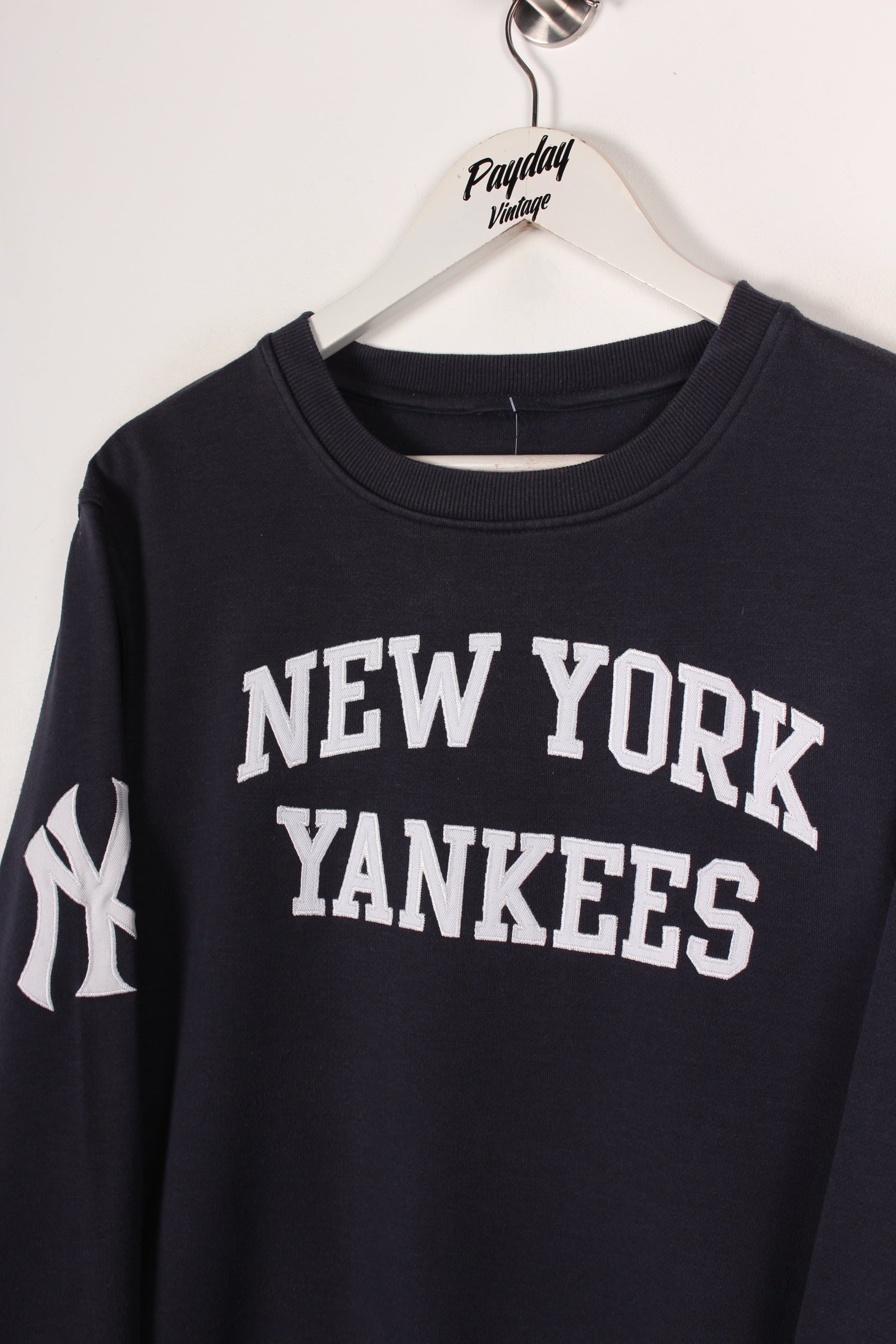 90's New York Yankees Sweatshirt Navy Medium – Payday Vintage