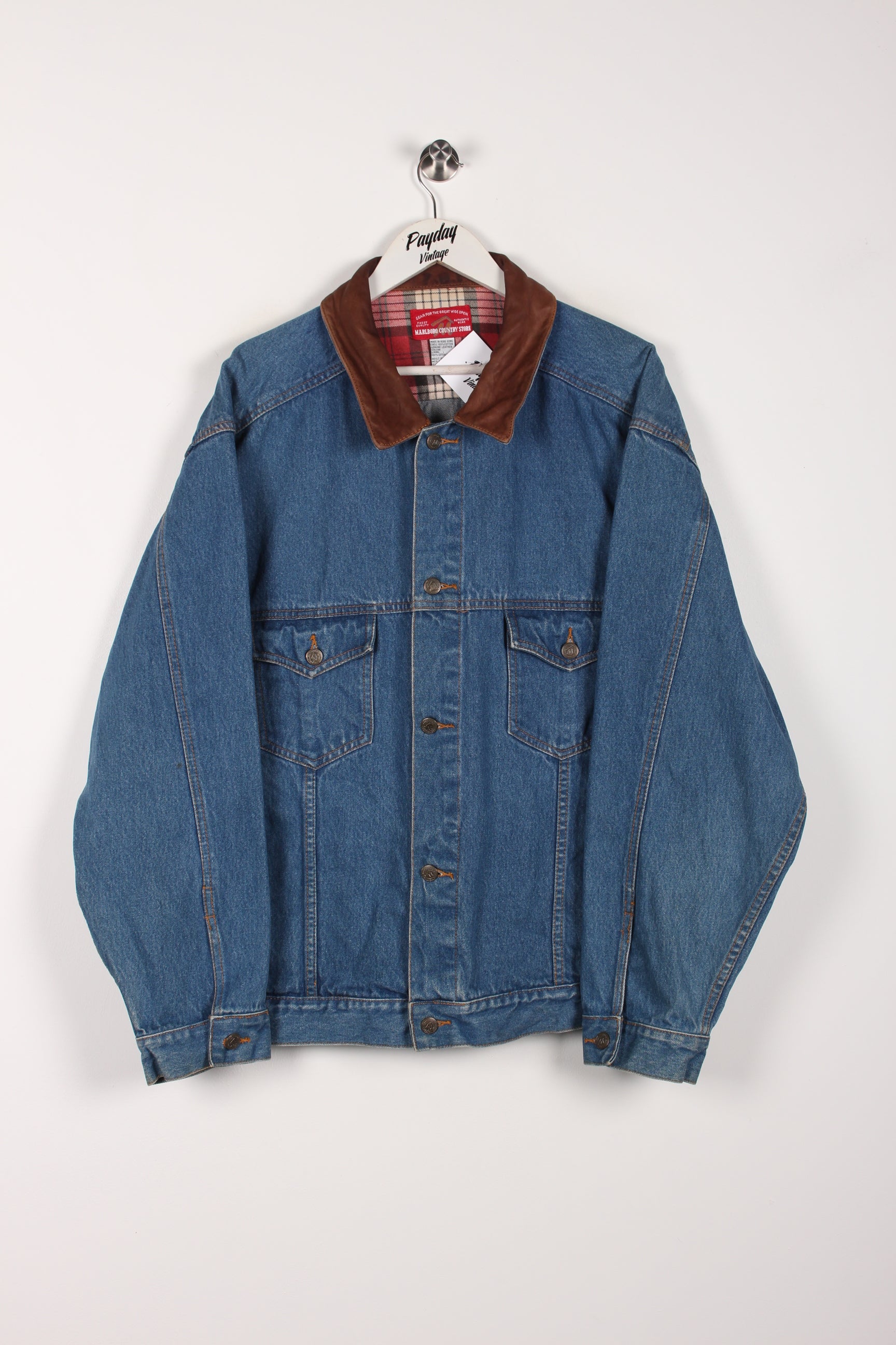 90's Marlboro Denim Jacket XL