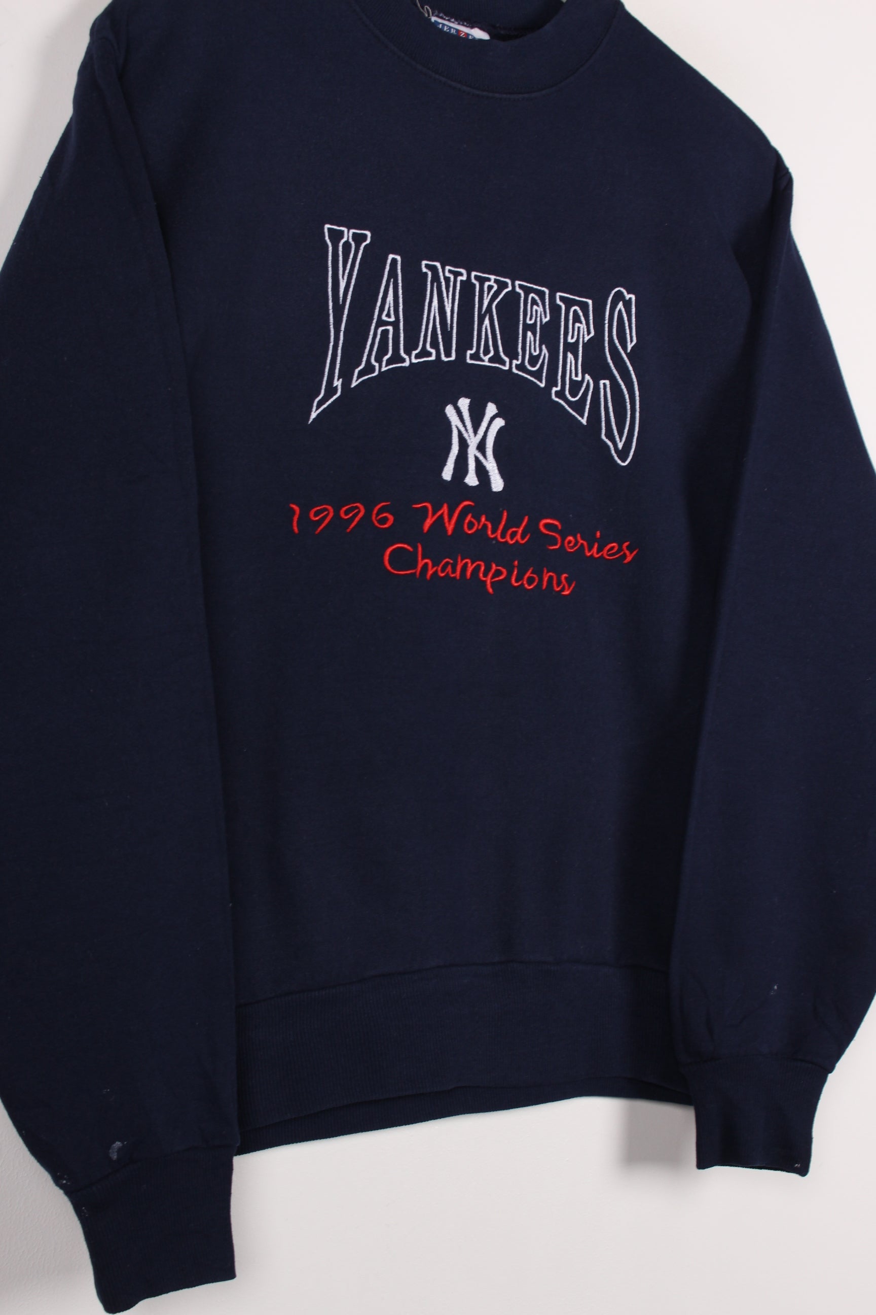 90's New York Yankees Sweatshirt Navy Medium – Payday Vintage