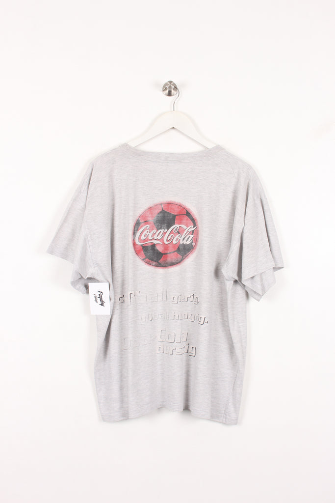 Vintage Coca Cola T-Shirt Grey Large - Payday Vintage