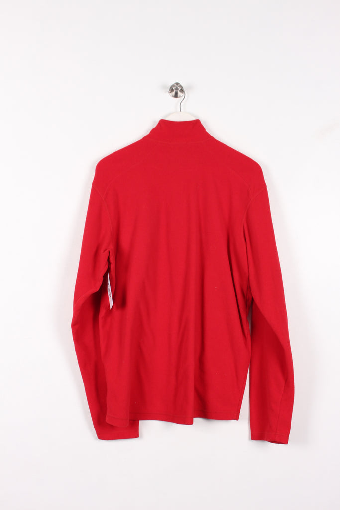 Helly Hansen 1/4 Zip Fleece Red Large - Payday Vintage