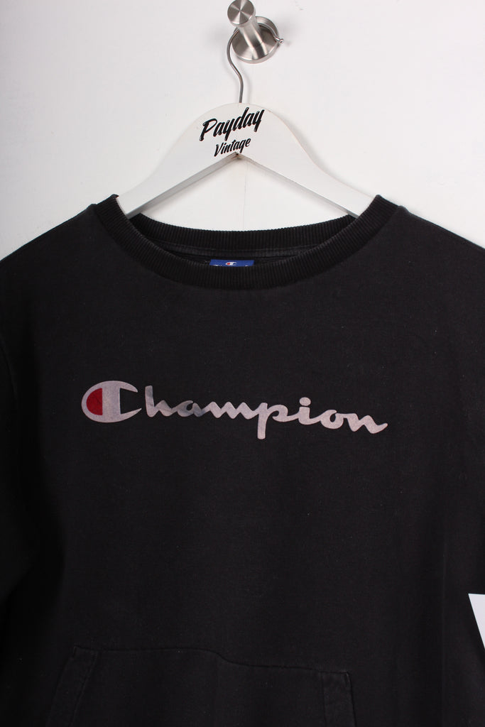 Champion Sweatshirt Black Small - Payday Vintage