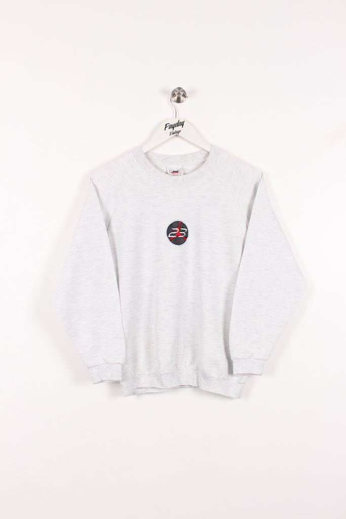 90's Nike Jordan Graphic Sweatshirt Grey Small - Payday Vintage