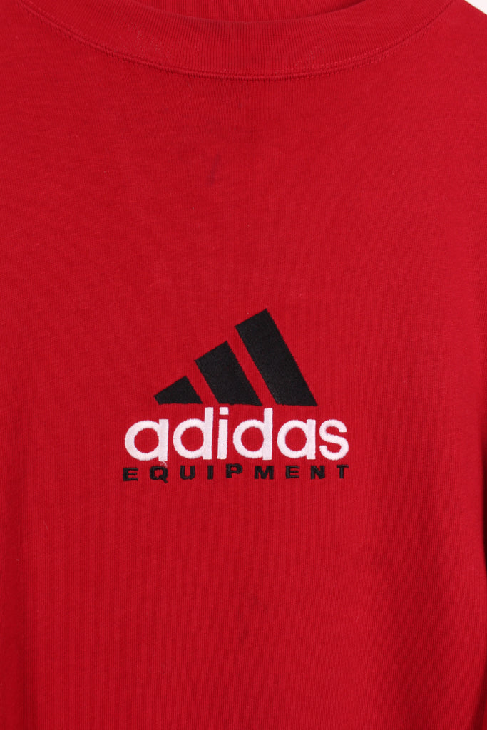 90's Adidas Equipment Sweatshirt Red XL - Payday Vintage