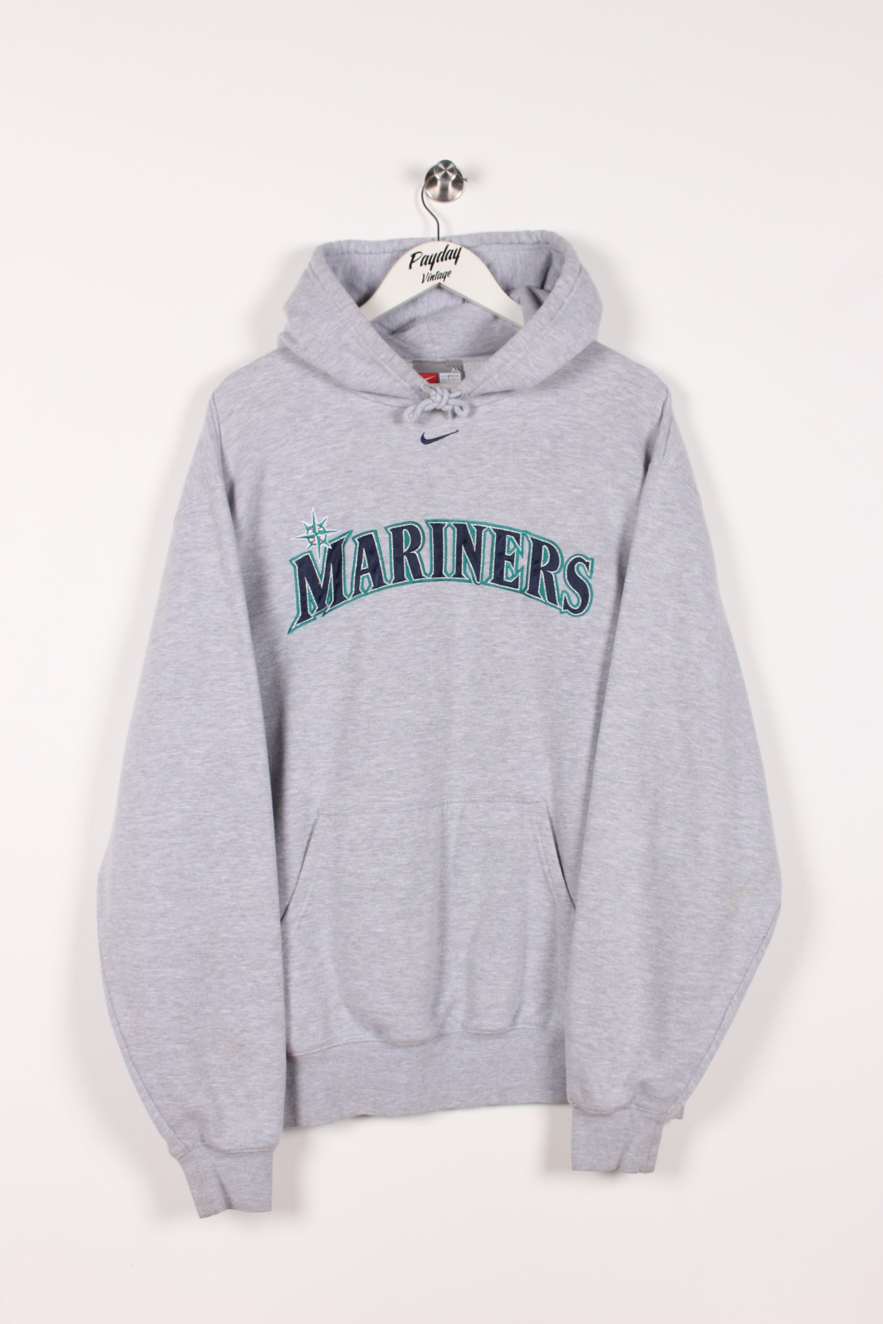 90s Seattle mariners vintage MLB hoodie. Navy and gray. Large