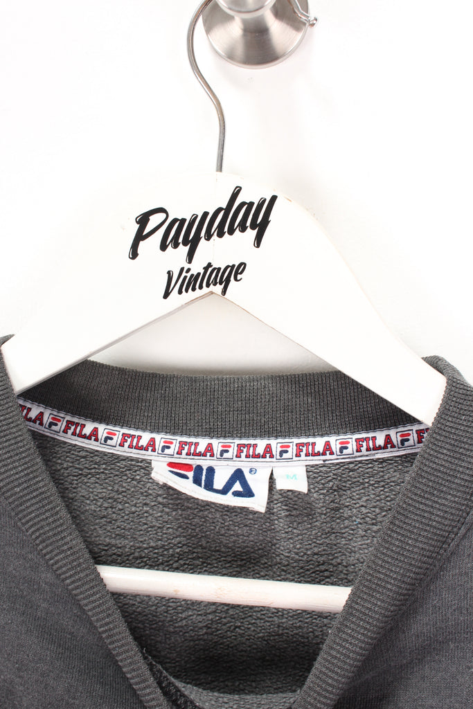 90's Fila Sweatshirt Grey Medium - Payday Vintage