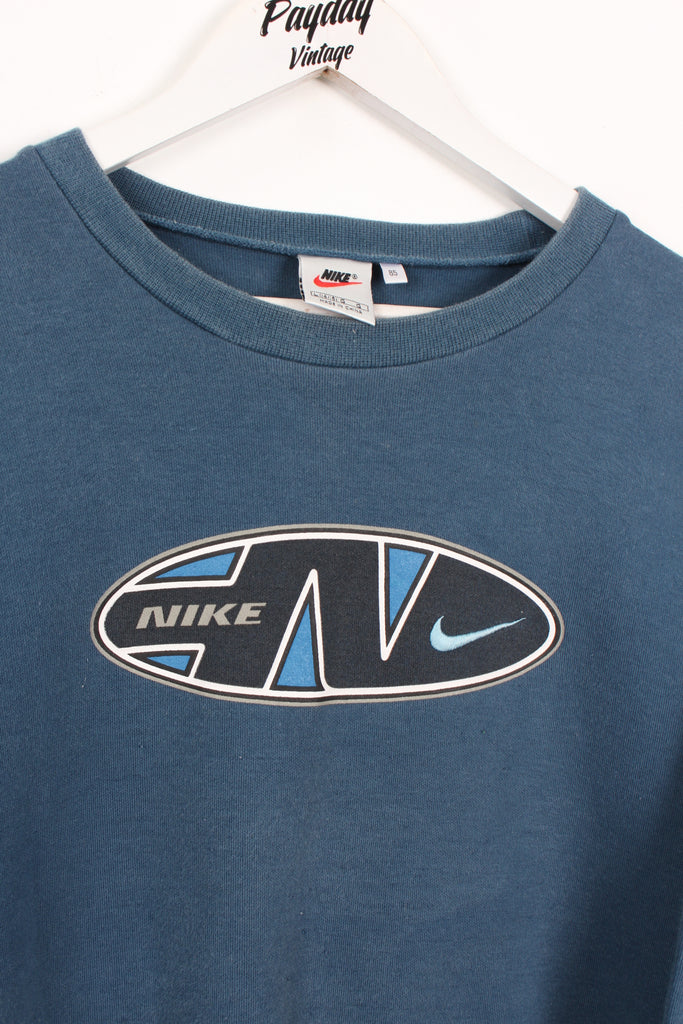 90's Nike Sweatshirt Teal Small - Payday Vintage