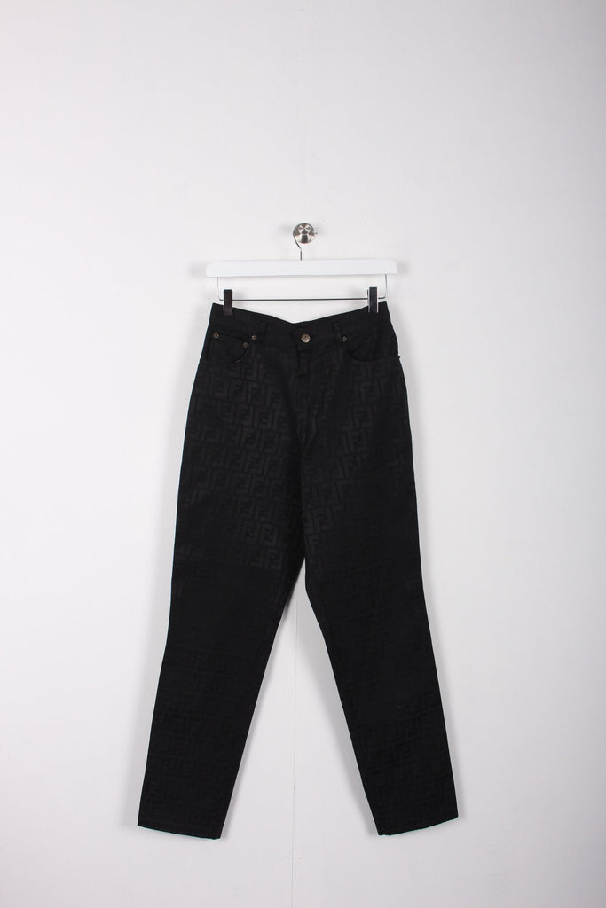 Vintage Fendi Monogram Trousers Black (W28/L29.5) - Payday Vintage
