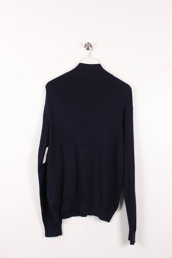 Ralph Lauren 1/4 Zip Sweatshirt Navy Large - Payday Vintage