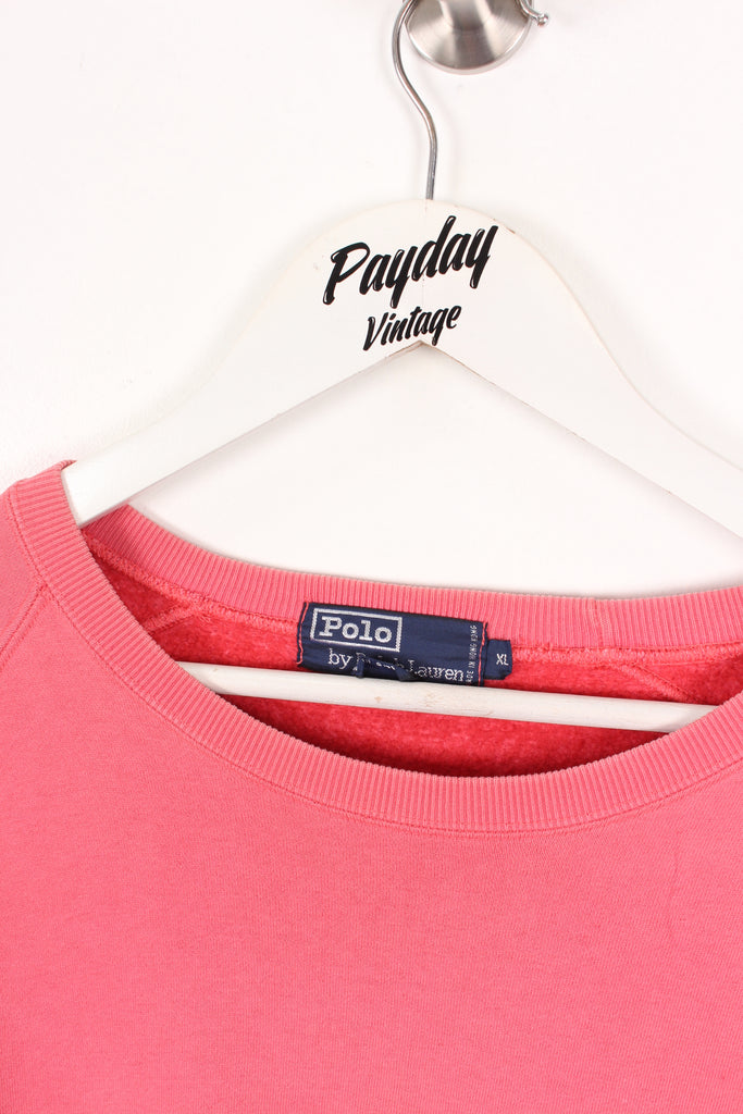 90's Ralph Lauren Sweatshirt Pink XXL - Payday Vintage