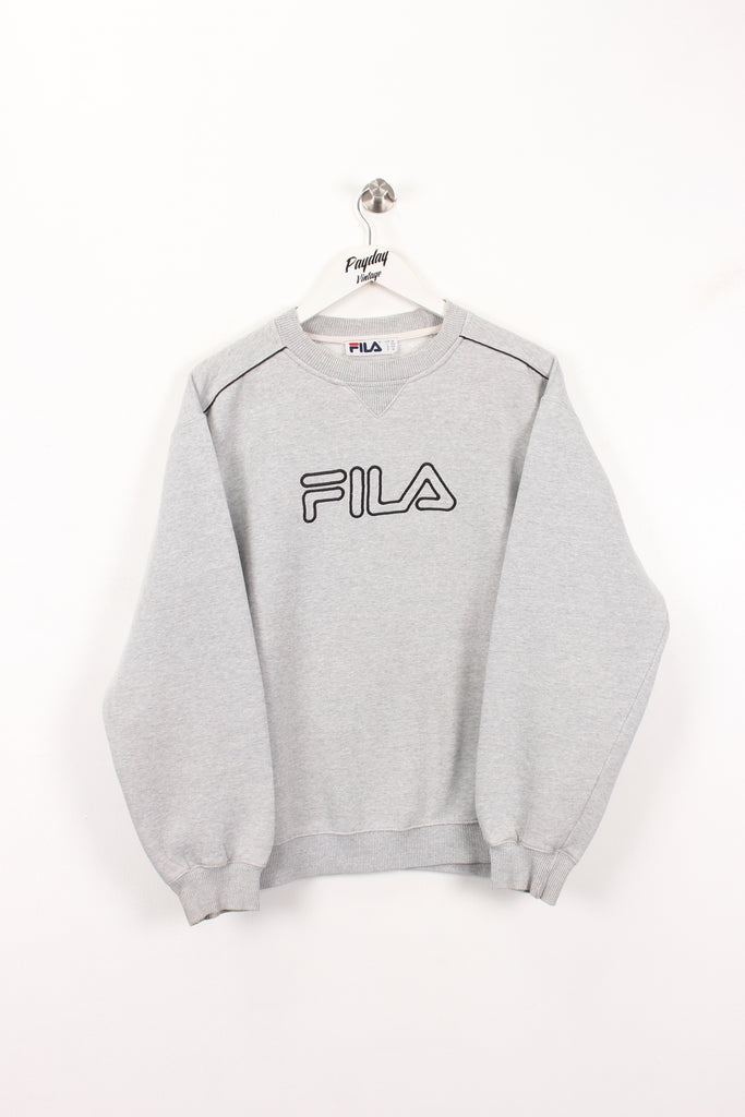 90's Fila Sweatshirt Grey Medium - Payday Vintage