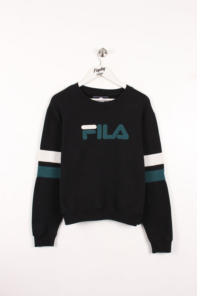 Fila Sweatshirt Black Small - Payday Vintage