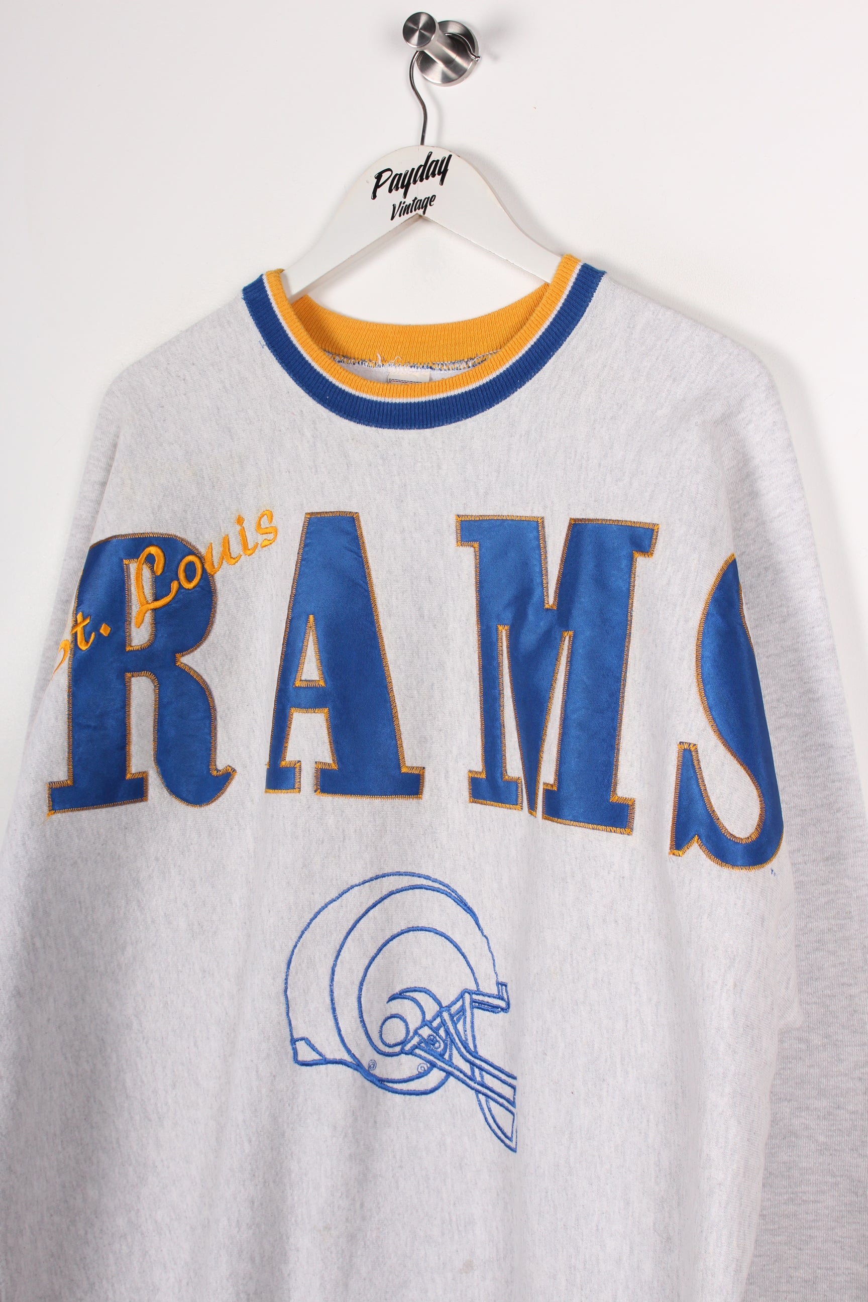 Vintage 90s St Louis Rams Sweatshirt Crewneck St Louis Rams 