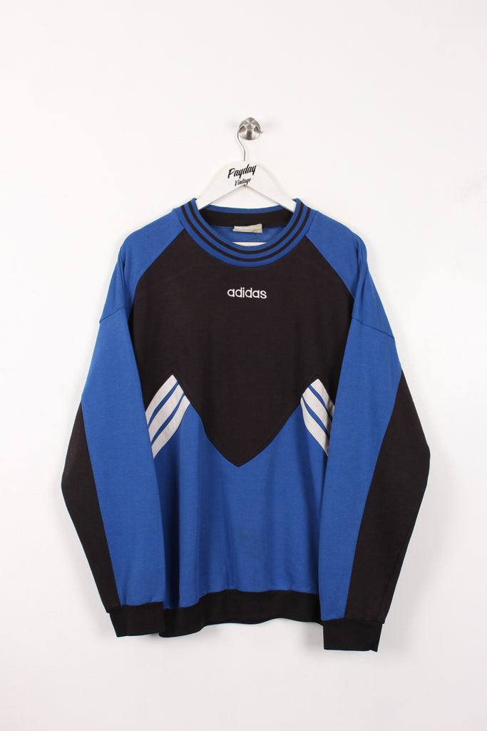 90's Adidas Sweatshirt Blue/Black XL - Payday Vintage