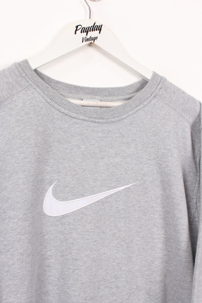 00's Nike Sweatshirt Grey Medium - Payday Vintage