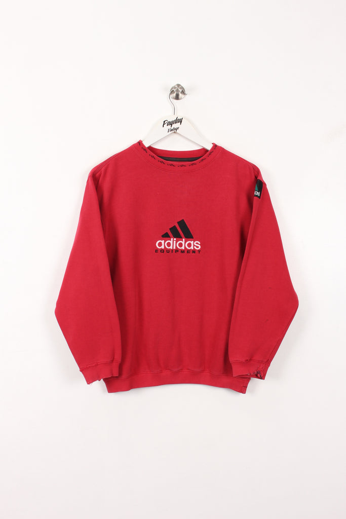 90's Adidas Equipment Sweatshirt Red Small - Payday Vintage