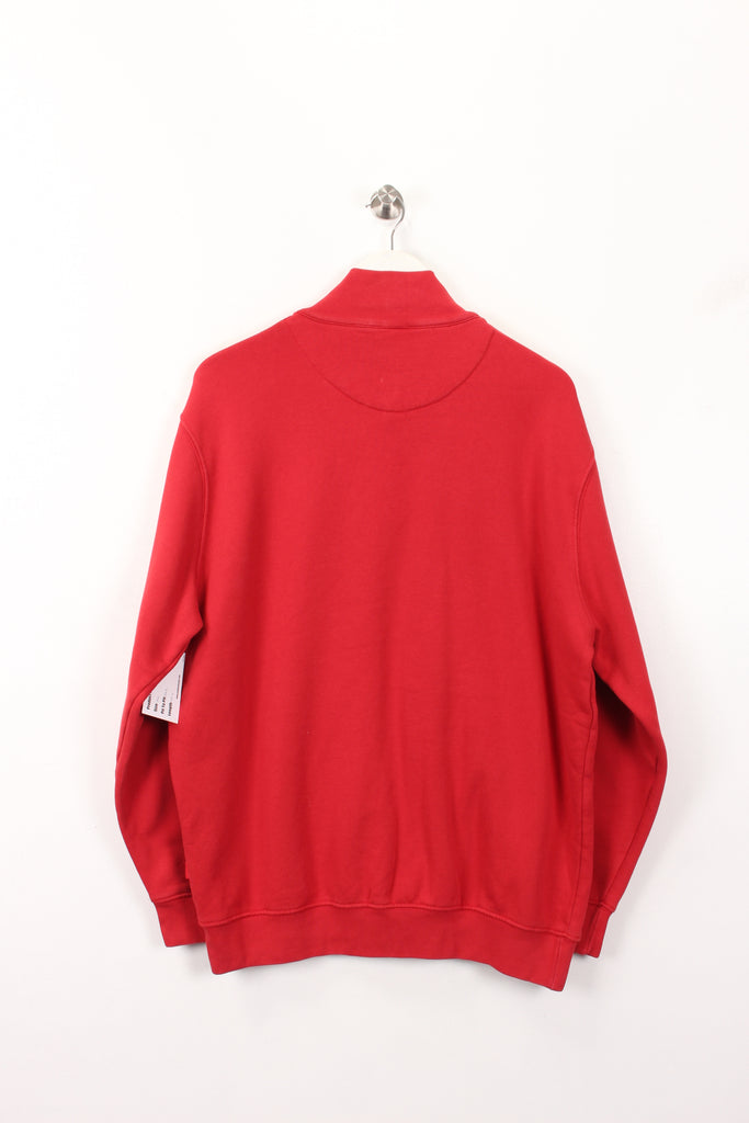 Adidas 1/4 Zip Sweatshirt Red XL - Payday Vintage