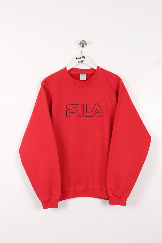 Fila Sweatshirt Red Large - Payday Vintage