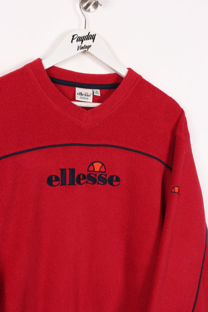 Ellesse Fleece Red Medium - Payday Vintage