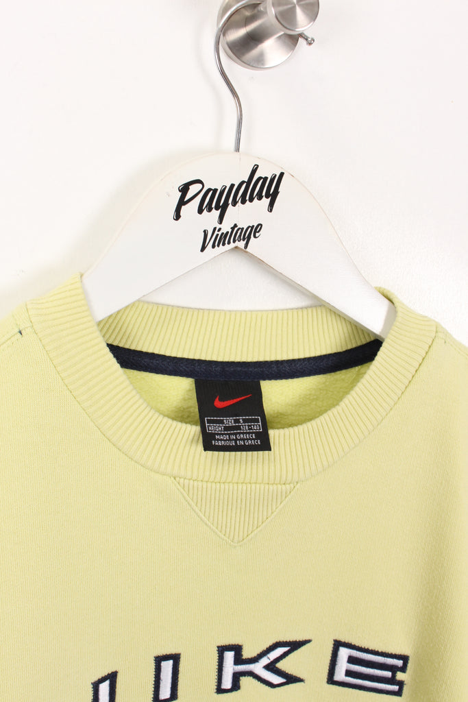 90's Nike Kids Sweatshirt Yellow Small - Payday Vintage