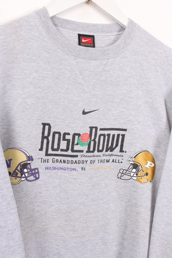 90's Nike Rose Bowl Sweatshirt Grey Medium - Payday Vintage