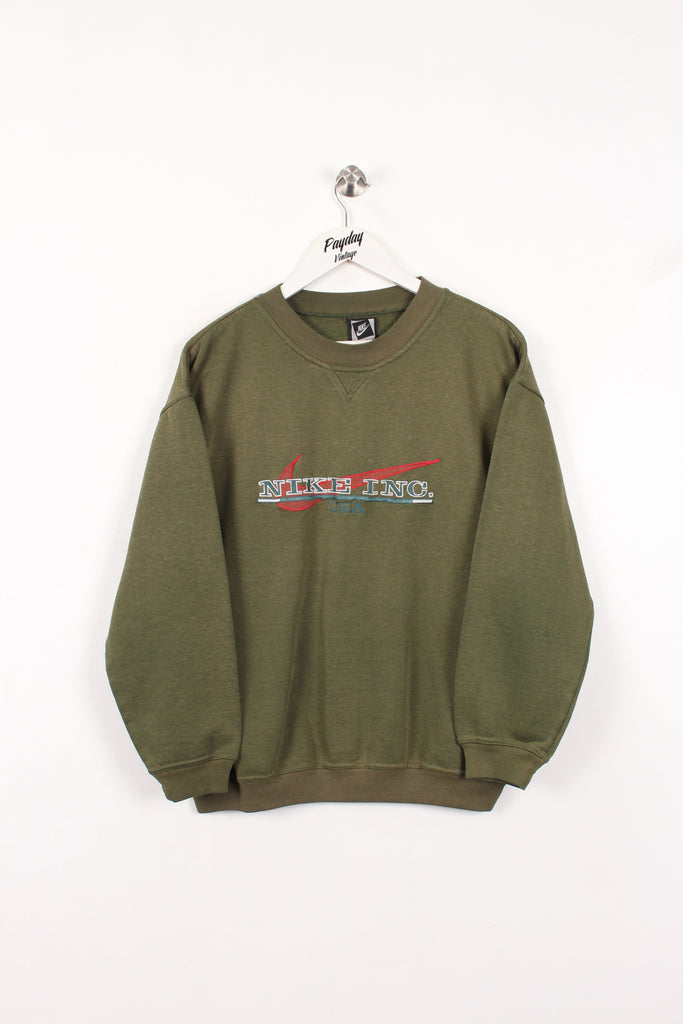90's RARE Nike Sweatshirt Green Medium - Payday Vintage