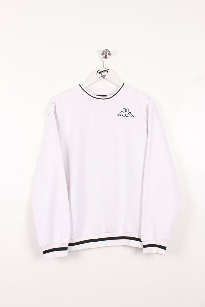Kappa Sweatshirt White Medium - Payday Vintage