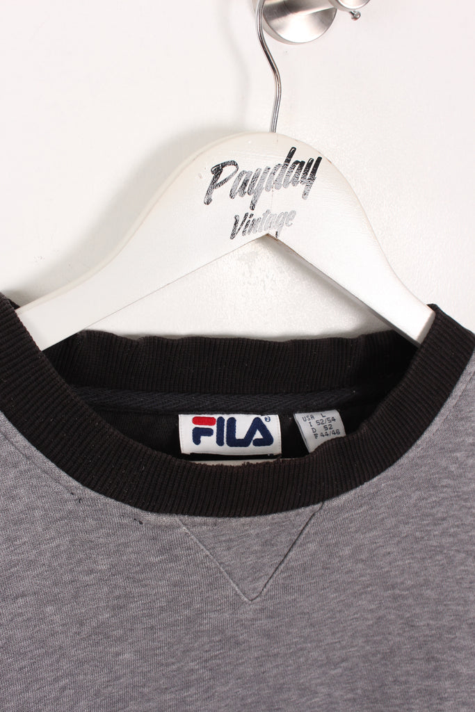 90's Fila Sweatshirt Grey Large - Payday Vintage