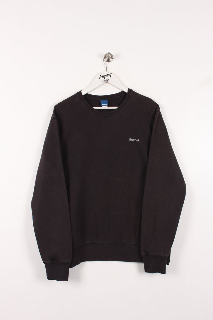 Reebok Sweatshirt Black Large - Payday Vintage