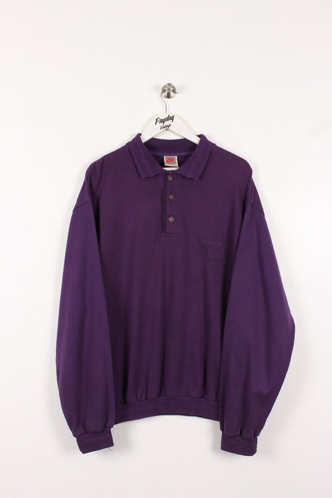 90's Nike Rugby Shirt Purple Large - Payday Vintage