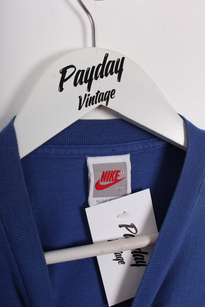 90's RARE Nike Jordan T-Shirt Blue XS - Payday Vintage